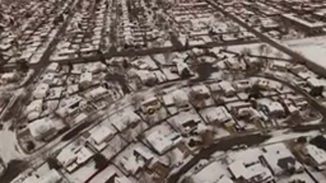 JEFFERSON COUNTY COLORADO-2015: Urban Area With Houses Covered With Snow On A