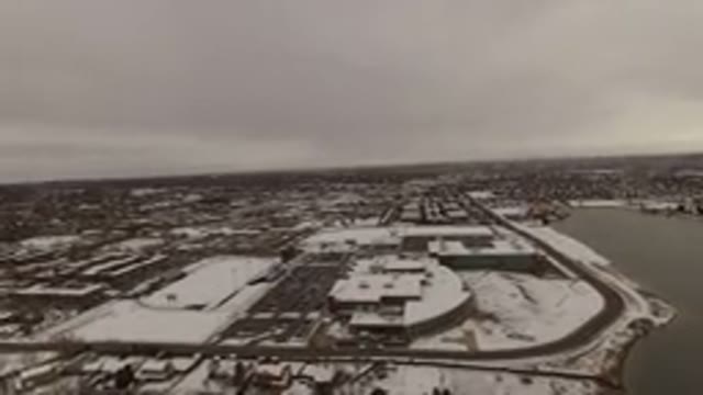 JEFFERSON COUNTY COLORADO-2015: A Big City With Lots Of Snow Houses Streets And Buildings