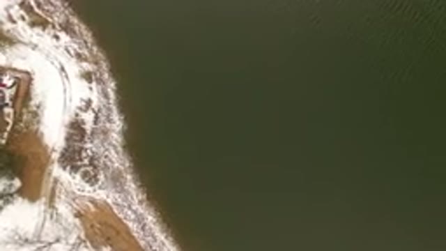 JEFFERSON COUNTY COLORADO-2015: Aerial View Of A Land Surrounded By Water And