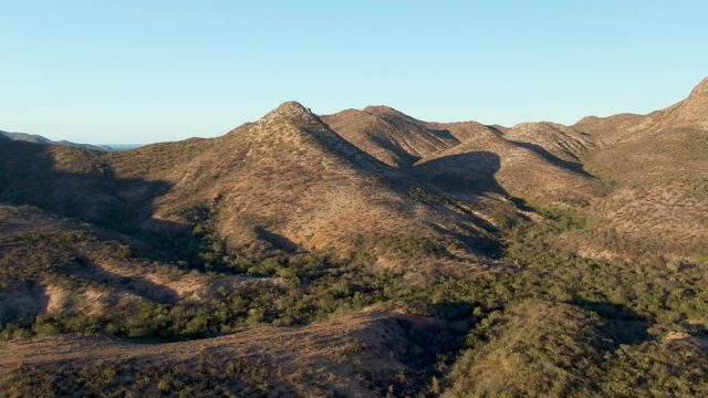 CABO PULMO BCS MEXICO-2023: Shifting Sunlight on Mountainous Terrain