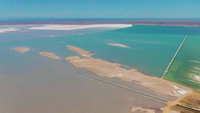 GUERRERO NEGRO BCS MEXICO-2022: Shifting Colors in Salt Evaporation Ponds