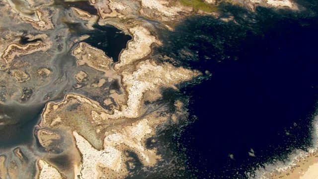 GUERRERO NEGRO BCS MEXICO-2022: Shifting Coastal Water Patterns and Tidal Currents