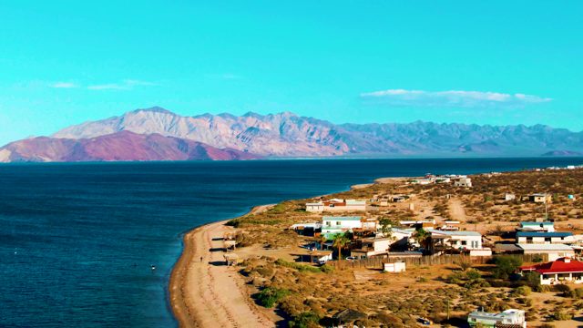 BAHIA DE LOS ANGELES BCS MEXICO-2022: Beachgoers Disappearing From Sandy Shore