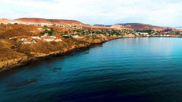SANTA ROSALIA BCS MEXICO-2022: Cliffside Coastal Town by the Ocean
