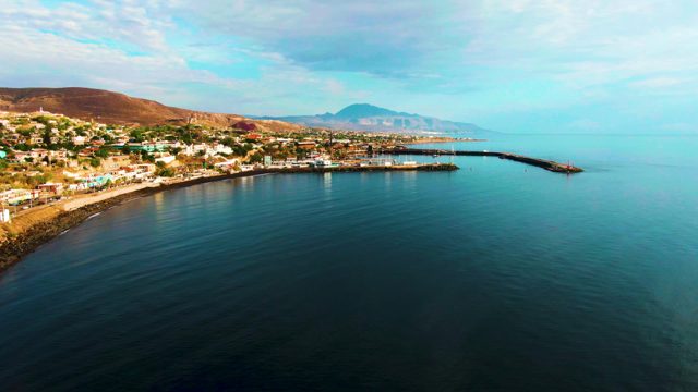 SANTA ROSALIA BCS MEXICO-2022: Coastal Town and Calm Ocean Waters