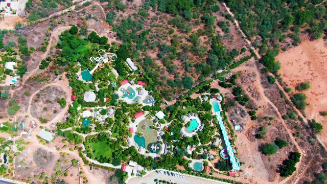 CADUANO BCS MEXICO-2022: Resort Pools and Lush Greenery From Above