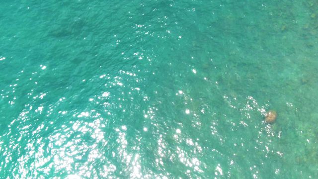 PUNTA BUZZARDS EAST CAPE BCS MEXICO-2022: Clear Turquoise Water with Submerged Rocks