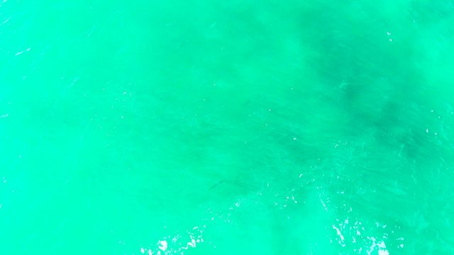 PUNTA BUZZARDS EAST CAPE BCS MEXICO-2022: Turquoise Ocean Water with Gentle Waves and Ripples