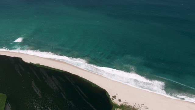 SAN JOSE DEL CABO BCS MEXICO-2022: Coastal Cliff Overlooking Sandy Beach and Turquoise Ocean