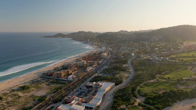 SAN JOSE DEL CABO BCS MEXICO-2022: Coastal Town with Beach and Winding Road