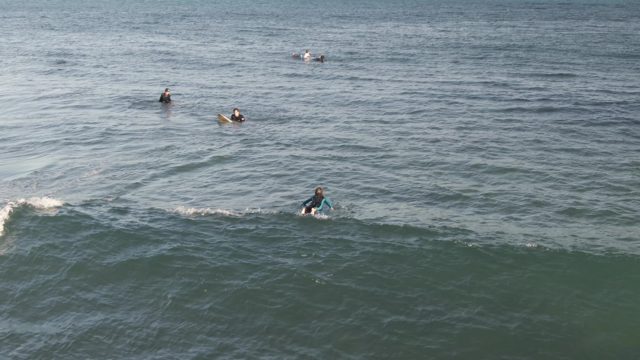 COSTA AZUL LOS CABOS BCS MEXICO-2022: Surfers and Bodyboarders Riding Ocean Waves
