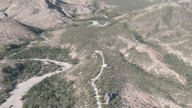 CABO PULMO BCS MEXICO-2022: Winding Mountain Road Through Arid Terrain