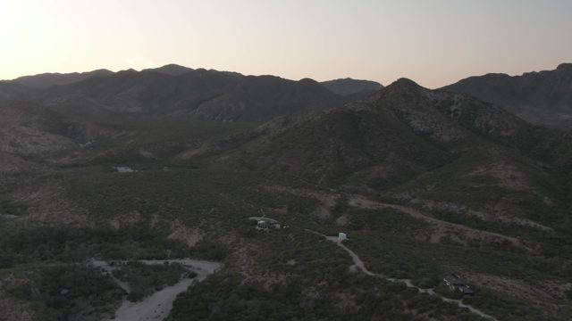 CABO PULMO BCS MEXICO-2022: Vehicle Traveling on Mountain Dirt Road
