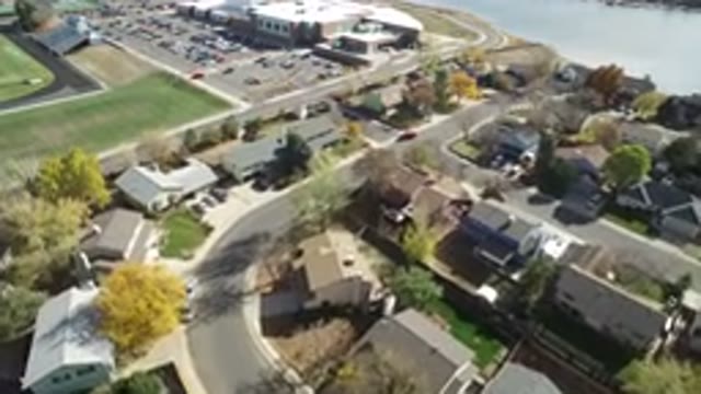 HIDDEN LAKE COLORADO-2016: Top View Of A Beautiful Clean Village In Colorado