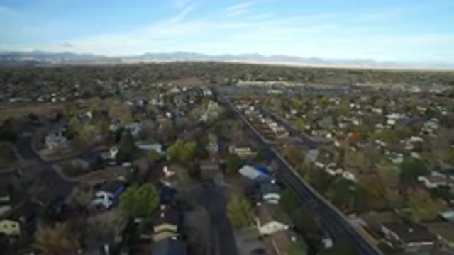 HIDDEN LAKE COLORADO-2016: A Big Town With No Tall Buildings As Viewed From Above