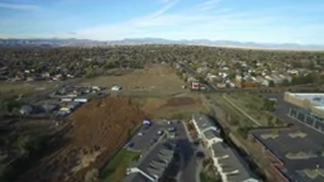 HIDDEN LAKE COLORADO-2016: Aerial View Of Beautiful Village On A Sunny Sunday