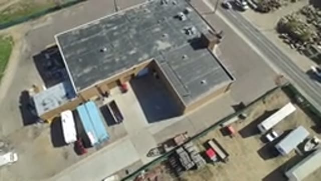 HIDDEN LAKE COLORADO-2016: A Sky High View Of Isolated Building In Center Of The