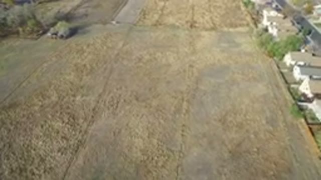 HIDDEN LAKE COLORADO-2016: A Blurry Drone Flyover Of A Barren Winter Field