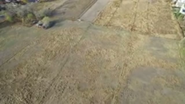 HIDDEN LAKE COLORADO-2016: Drone Image From The Top Of An Open Terrain Ready To