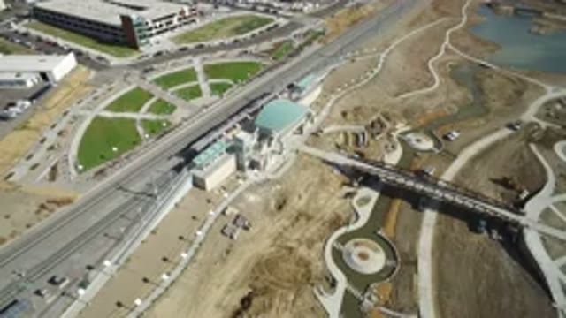 HIDDEN LAKE COLORADO-2016: An Aerial View Of A City Filled With Buildings