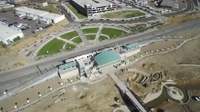 HIDDEN LAKE COLORADO-2016: Top View Of Place With Many Buildings Beautiful And