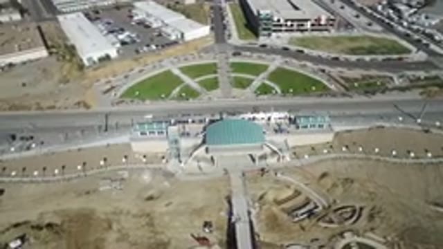 HIDDEN LAKE COLORADO-2016: Bird's Eye View Of A Sunny Day Looks Like An Airport