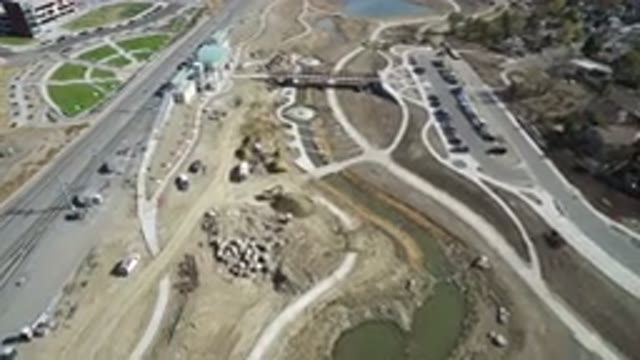 HIDDEN LAKE COLORADO-2016: Camera Over Viewing Roads And Cars As They're Parked