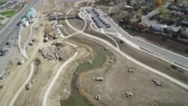 HIDDEN LAKE COLORADO-2016: A Small River Running Through A City With Some Roads