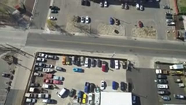HIDDEN LAKE COLORADO-2016: A Birds Eye View Of A Car Scrap Yard