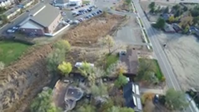HIDDEN LAKE COLORADO-2016: Vista Panorama of Highway and Modern Buildings