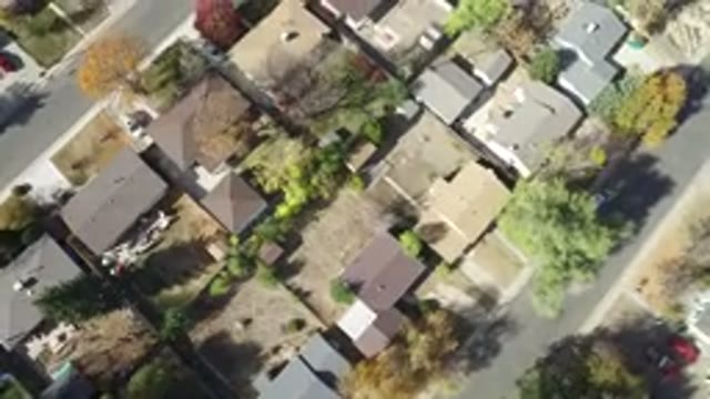 HIDDEN LAKE COLORADO-2016: An Aerial View Of A Residential Area Showing Homes