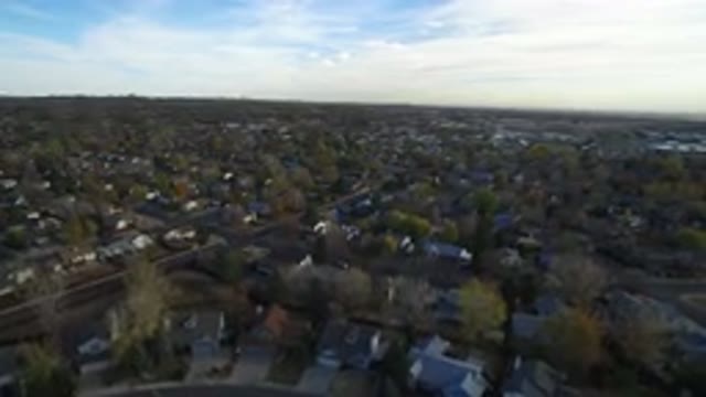 HIDDEN LAKE COLORADO-2016: Beautiful Aerial View Of A Subdivision With Trees