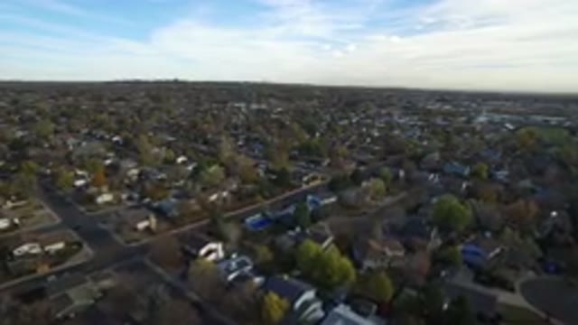 HIDDEN LAKE COLORADO-2016: A Beautiful Aerial View Of A City With Trees And