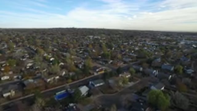 HIDDEN LAKE COLORADO-2016: The City Expanse With Houses Admits The Trees Is