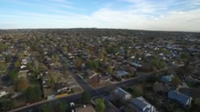 HIDDEN LAKE COLORADO-2016: A View Of A Suburban Area With Many Houses And Cars