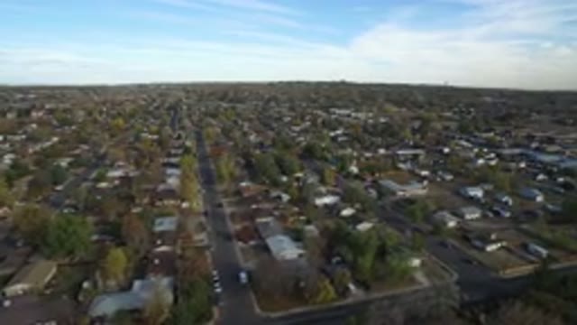 HIDDEN LAKE COLORADO-2016: Suburban Homes on Straight Long Neighborhood Streets