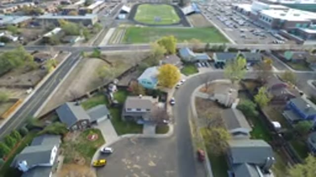 HIDDEN LAKE COLORADO-2016: Residential Complex With Streets Leading To The City