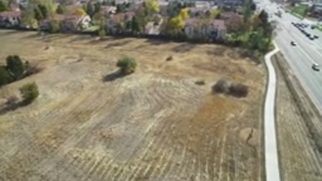 HIDDEN LAKE COLORADO-2016: Drone Video Of A Grassless Open Land Ready For