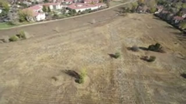 HIDDEN LAKE COLORADO-2016: Overhead View Of Vacant Lot Near Neighborhoods
