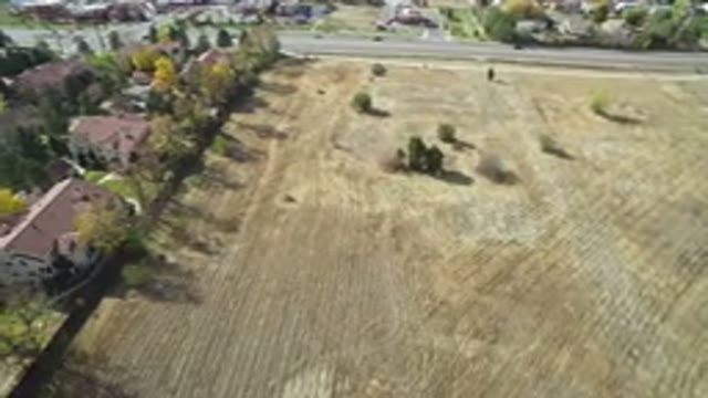 HIDDEN LAKE COLORADO-2016: Empty Farmland Next To A Suburban Neighborhood