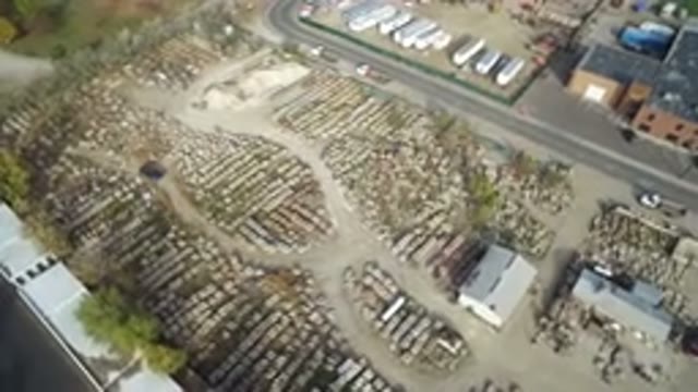 HIDDEN LAKE COLORADO-2016: Birds Eye View Of The Scrap Yard