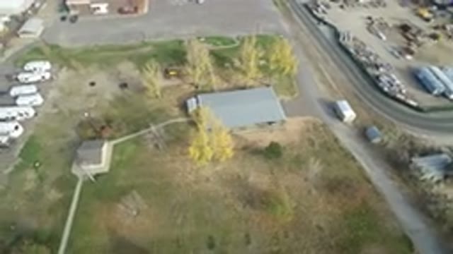 HIDDEN LAKE COLORADO-2016: Aerial View Of A City With Open Countryside Houses