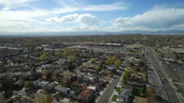 HIDDEN LAKE COLORADO-2016: Flying Over Suburbs