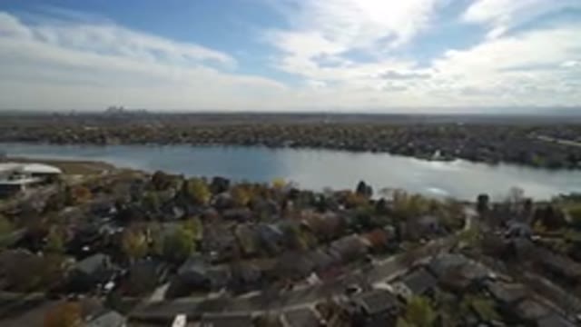 HIDDEN LAKE COLORADO-2016: Drone Filming Beautiful Landscape With High Altitude