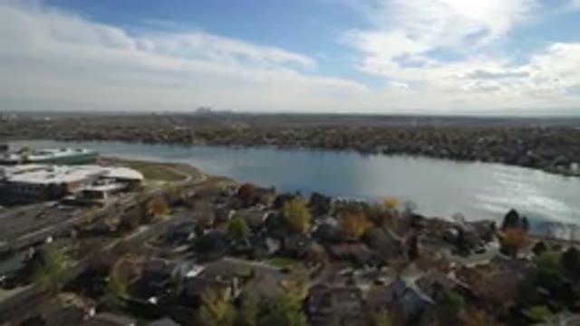 HIDDEN LAKE COLORADO-2016: Drone Footage Over Residential, Industrial, and River Areas
