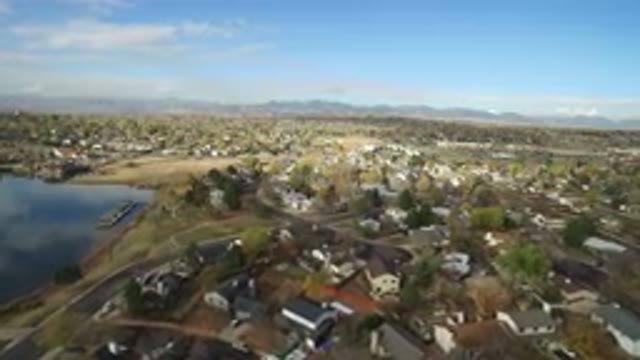 HIDDEN LAKE COLORADO-2016: Seaside Location Small Buildings Nice Weather