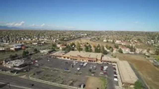 HIDDEN LAKE COLORADO-2016: Top View Of A City With Many Houses And Wooded Site