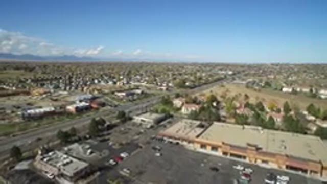 HIDDEN LAKE COLORADO-2016: The City Expanse Looks More Visible On A Bright Sunny Day