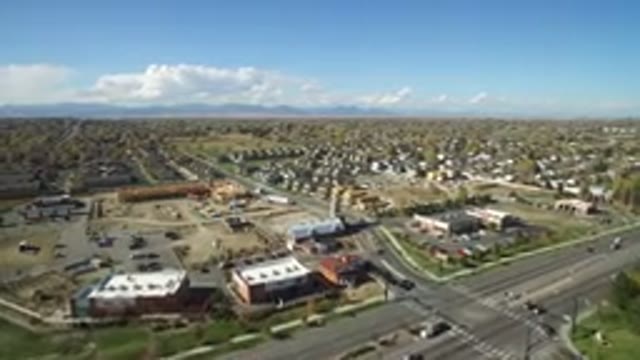 HIDDEN LAKE COLORADO-2016: An Aerial View Of A Big City Landscape