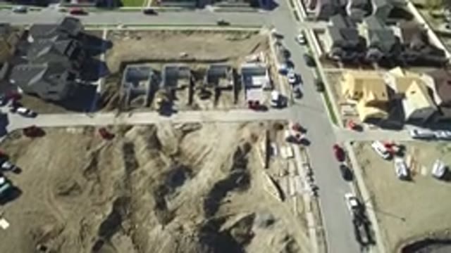 HIDDEN LAKE COLORADO-2016: An Aerial View Of A Neighborhood With Trees